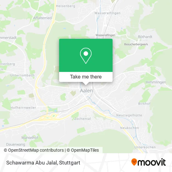 Карта Schawarma Abu Jalal