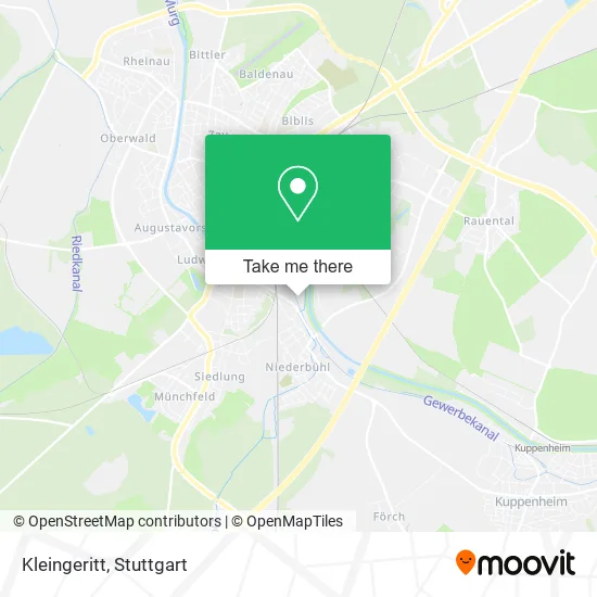 Карта Kleingeritt