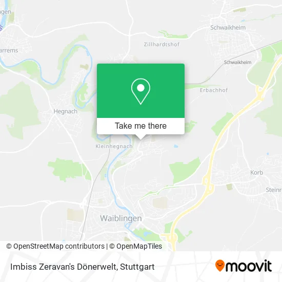 Карта Imbiss Zeravan's Dönerwelt