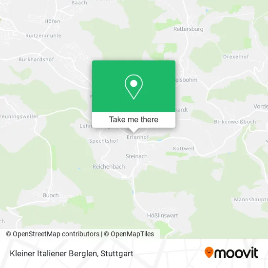 Карта Kleiner Italiener Berglen