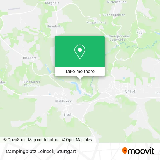 Карта Campingplatz Leineck