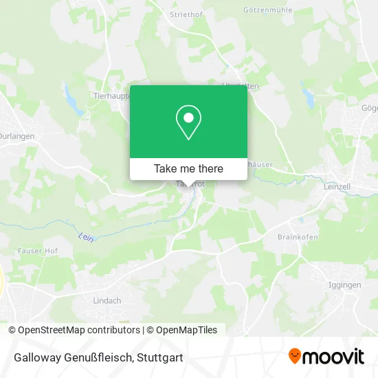 Карта Galloway Genußfleisch