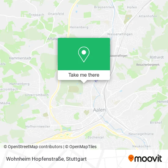Карта Wohnheim Hopfenstraße