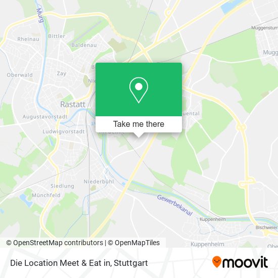 Die Location Meet & Eat in map