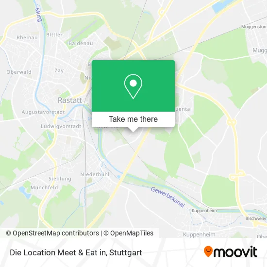 Карта Die Location Meet & Eat in