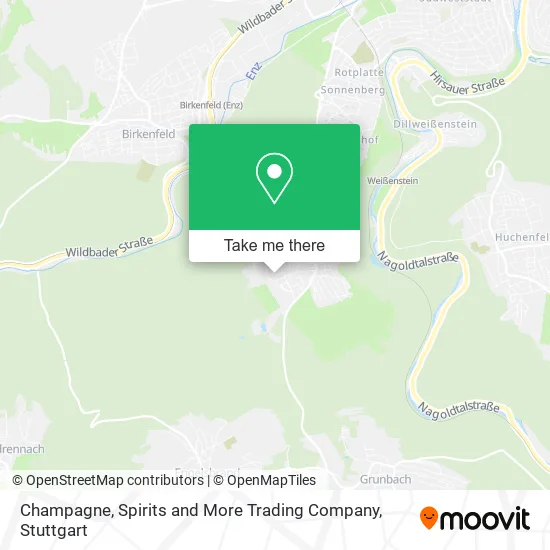 Карта Champagne, Spirits and More Trading Company