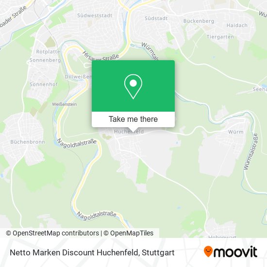 Карта Netto Marken Discount Huchenfeld