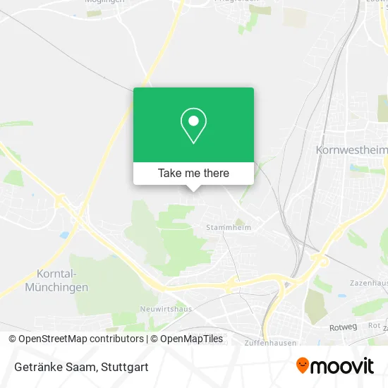 Карта Getränke Saam