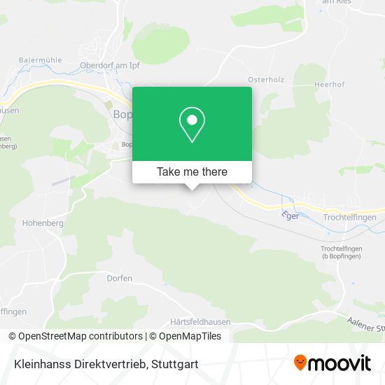 Kleinhanss Direktvertrieb map