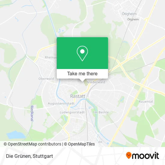 Карта Die Grünen
