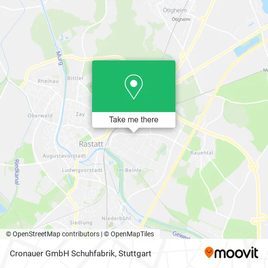 Карта Cronauer GmbH Schuhfabrik
