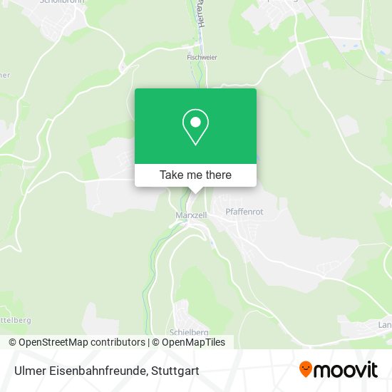 Ulmer Eisenbahnfreunde map