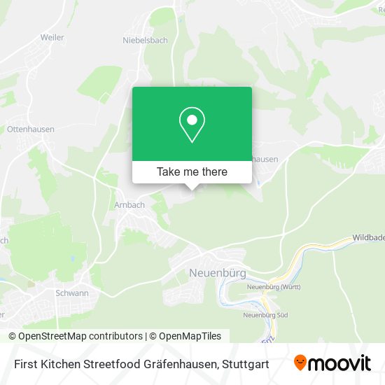 First Kitchen Streetfood Gräfenhausen map