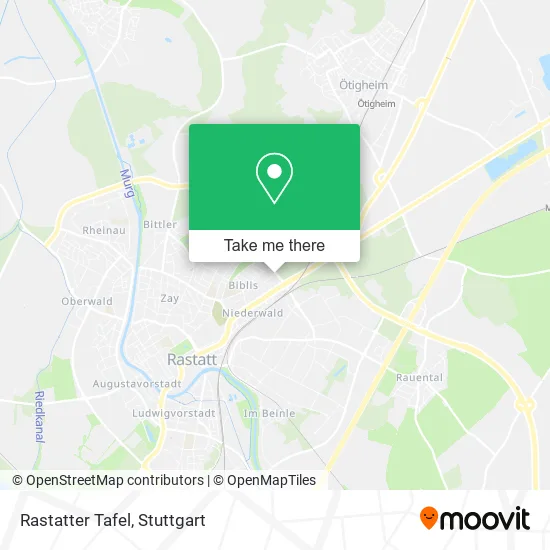 Карта Rastatter Tafel