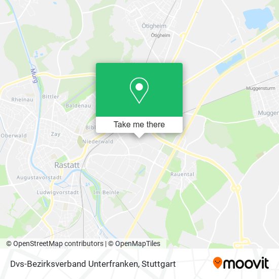 Dvs-Bezirksverband Unterfranken map