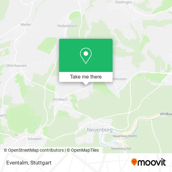 Карта Eventalm