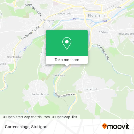 Карта Gartenanlage