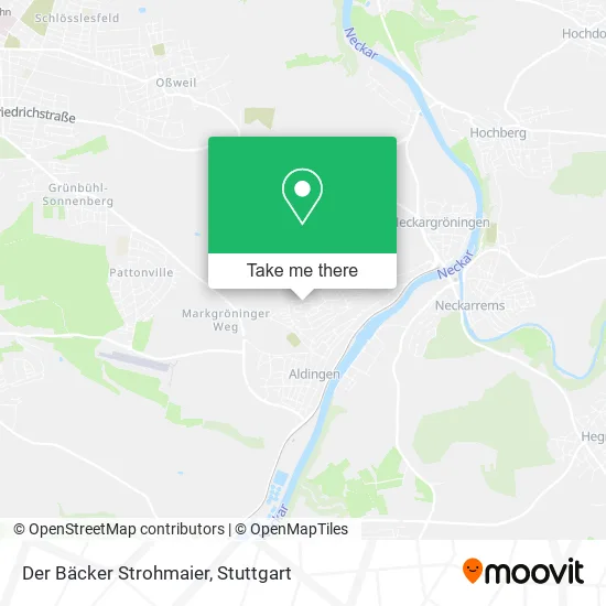 Карта Der Bäcker Strohmaier