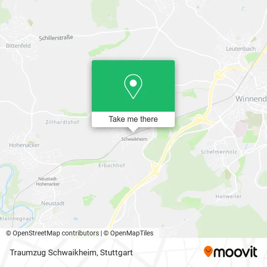 Карта Traumzug Schwaikheim