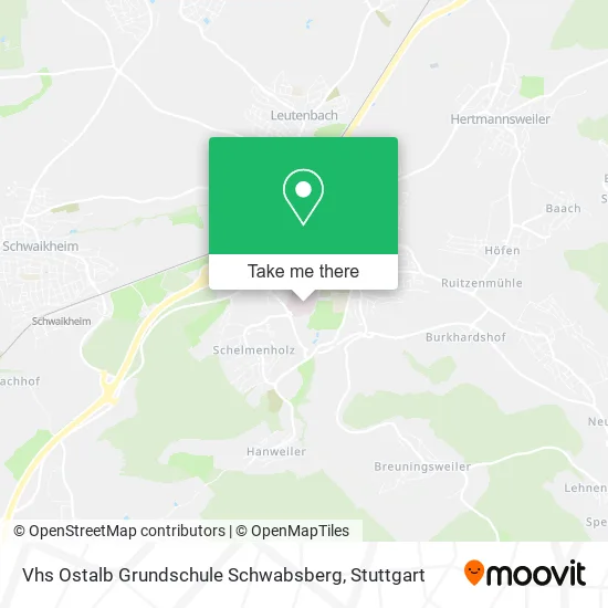 Карта Vhs Ostalb Grundschule Schwabsberg