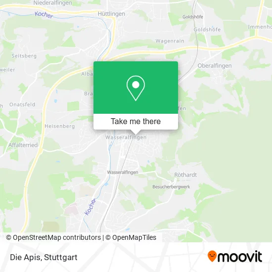 Карта Die Apis