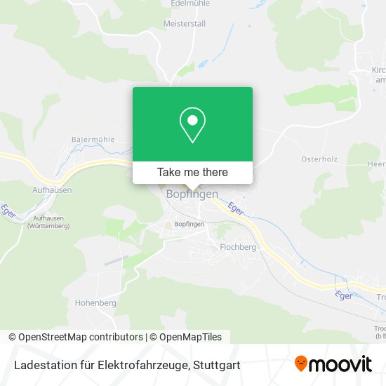 Ladestation für Elektrofahrzeuge map