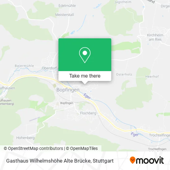 Карта Gasthaus Wilhelmshöhe Alte Brücke