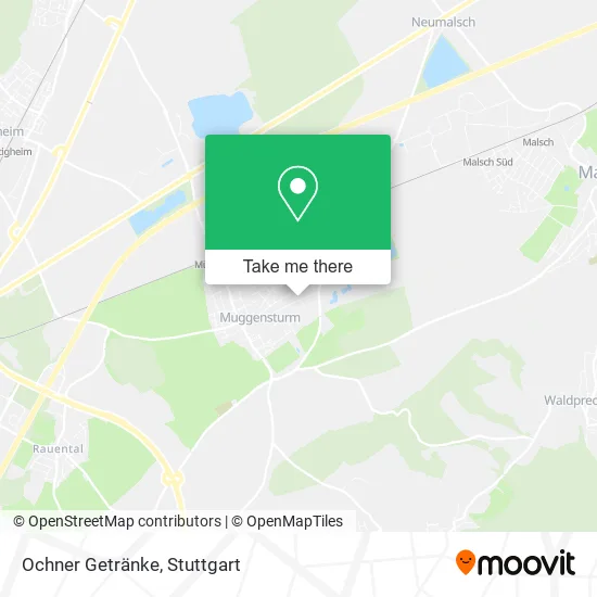 Карта Ochner Getränke
