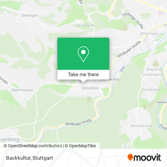 Карта Backkultur