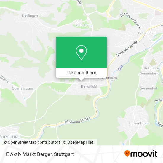 Карта E Aktiv Markt Berger