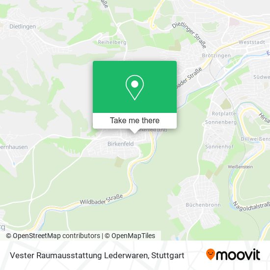 Карта Vester Raumausstattung Lederwaren