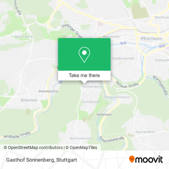 Карта Gasthof Sonnenberg