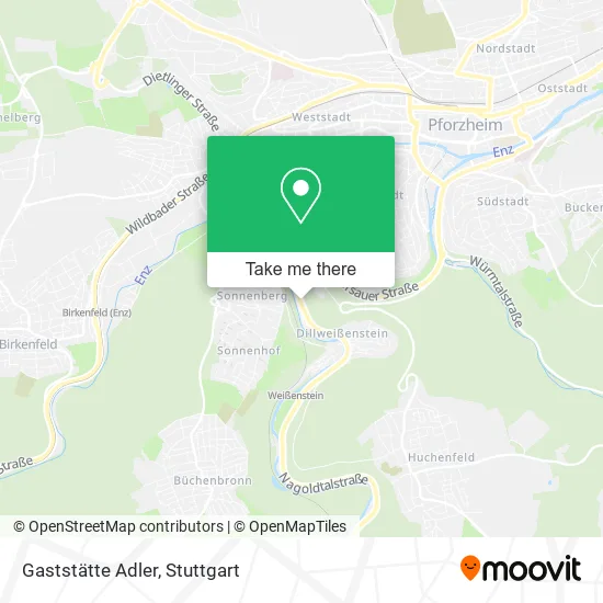 Карта Gaststätte Adler