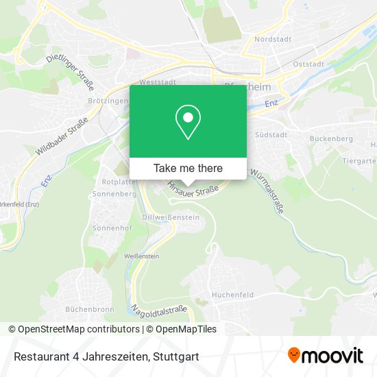 Restaurant 4 Jahreszeiten map