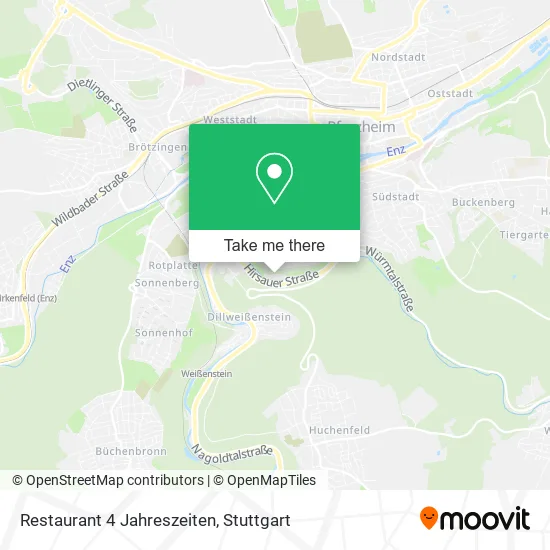 Карта Restaurant 4 Jahreszeiten