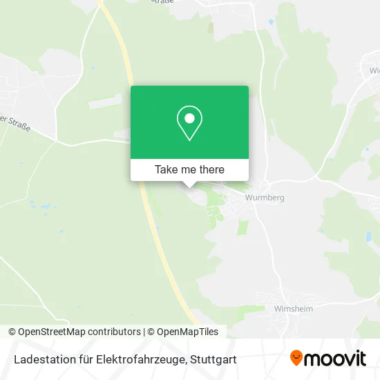 Карта Ladestation für Elektrofahrzeuge