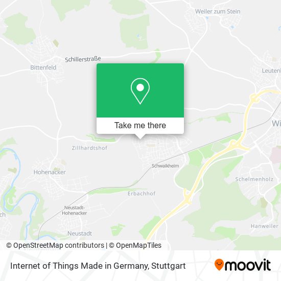 Internet of Things Made in Germany map