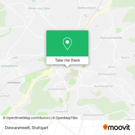 Карта Diewarenwelt