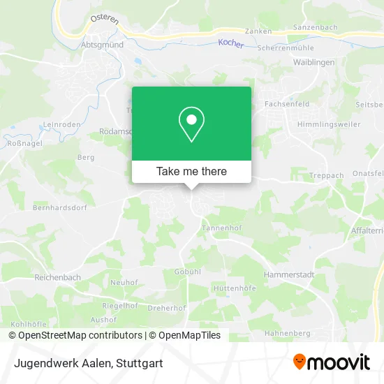 Карта Jugendwerk Aalen