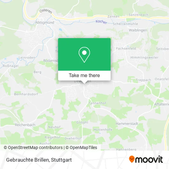 Карта Gebrauchte Brillen