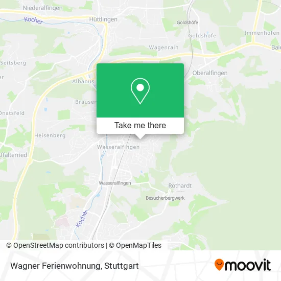 Карта Wagner Ferienwohnung