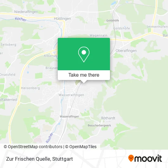 Карта Zur Frischen Quelle