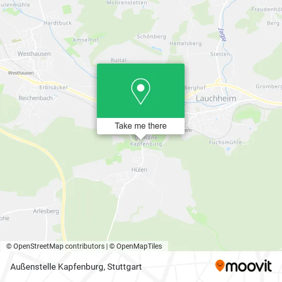Карта Außenstelle Kapfenburg