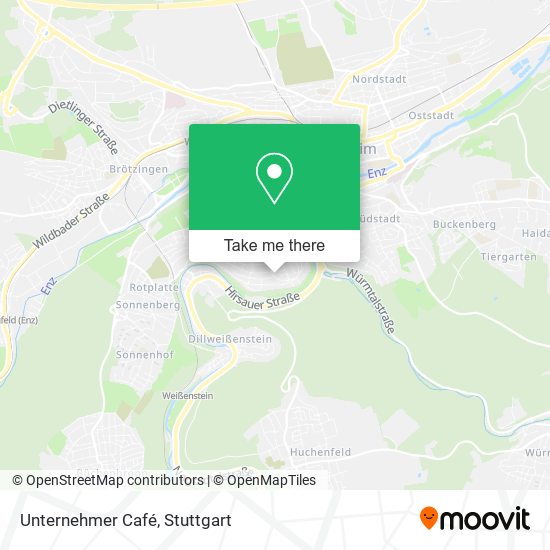 Unternehmer Café map