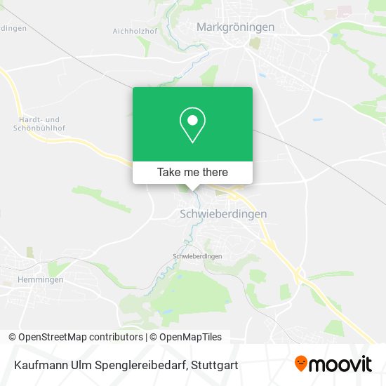 Kaufmann Ulm Spenglereibedarf map