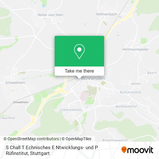 S Chall T Echnisches E Ntwicklungs- und P Rüfinstitut map