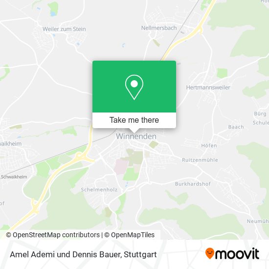Amel Ademi und Dennis Bauer map