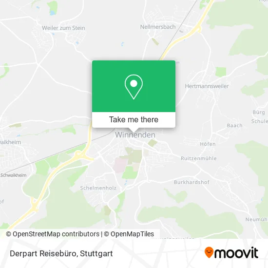 Карта Derpart Reisebüro