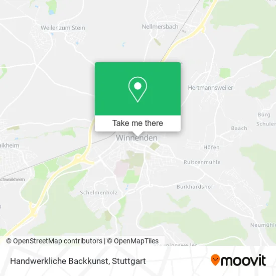 Карта Handwerkliche Backkunst