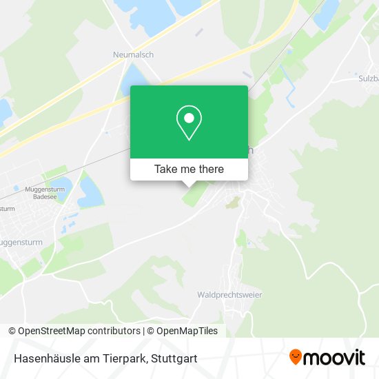 Hasenhäusle am Tierpark map